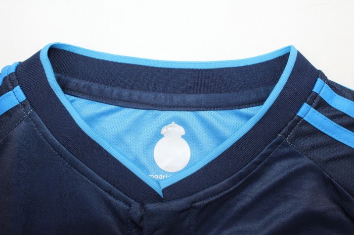 Retro Jersey 2015-2016 Real Madrid Away Dark Blue Soccer Jersey Vintage Real Camisetas de Futbol