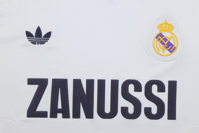 Retro Jersey 1984-1985 Real Madrid 7 Home Soccer Jersey Vintage Football Shirt