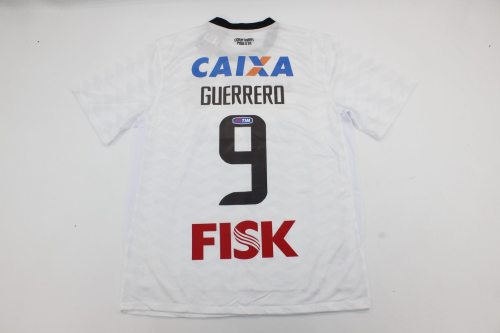 with Golden FIFA Patch Retro Shirt 2012-2013 Corinthians GUERRERO 9 Home Soccer Jersey Vintage Football Shirt