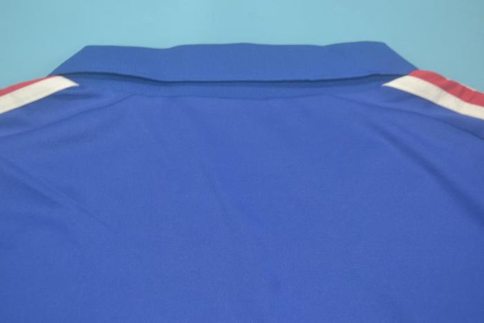 Long Sleeve Retro Jersey 1984 France Home Soccer Jersey Vintage Football Shirt