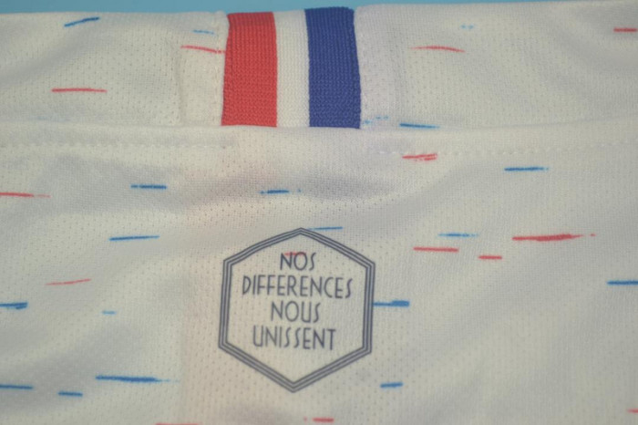 Retro Jersey 2018 France Away White Soccer Jersey Vintage Football Shirt