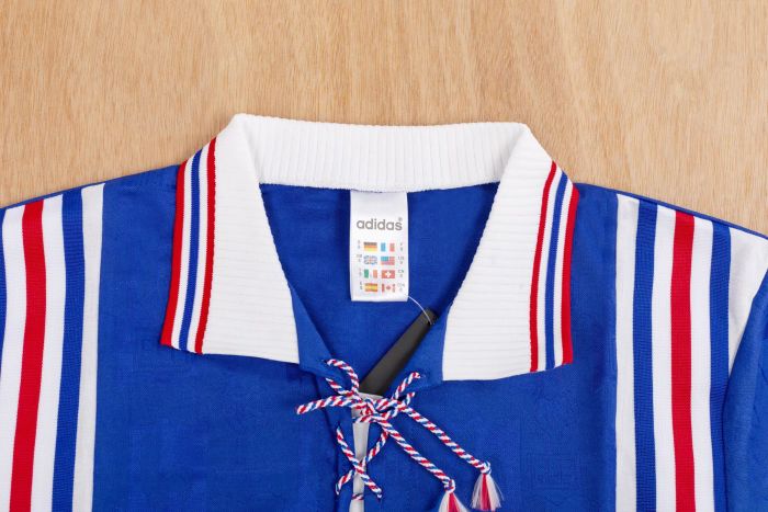 Retro Jersey France 1996 Home Blue Soccer Jersey Vintage Football Shirt