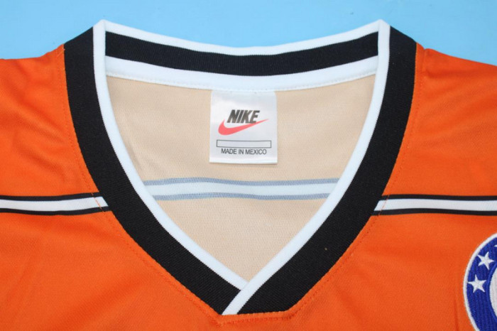 Retro Jersey 1997 Cruz Azul Orange Goalkeeper Soccer Jersey Vintage Football Shirt