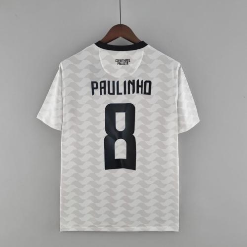 Retro Jersey 2012 Corinthians PAULINHO 8 Home Soccer Jersey Vintage Football Shirt