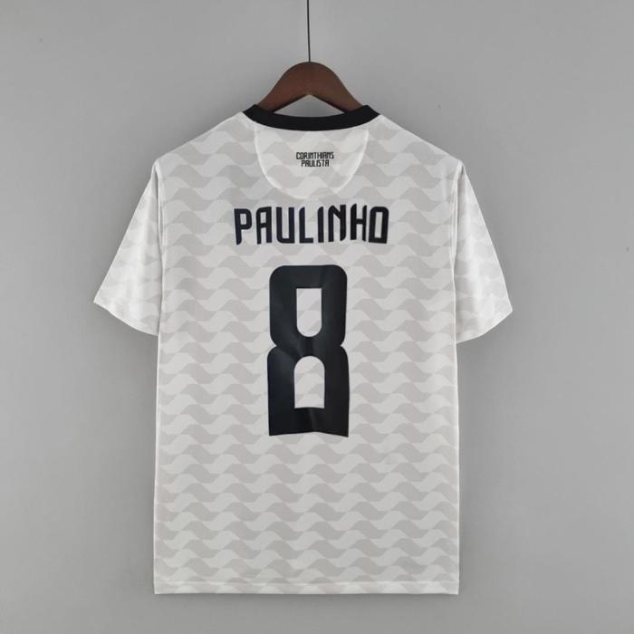 Retro Jersey 2012 Corinthians PAULINHO 8 Home Soccer Jersey Vintage Football Shirt