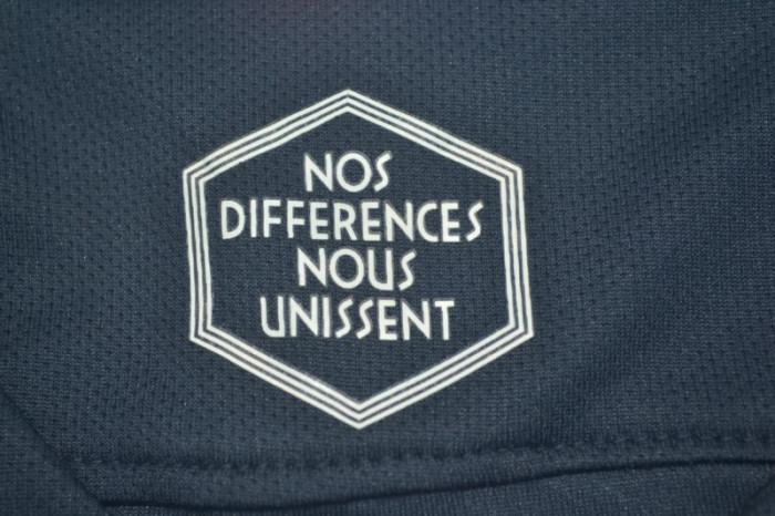 with Front Lettering+World Cup Patch Retro Jersey 2018 France Home Soccer Jersey Vintage Football Shirt