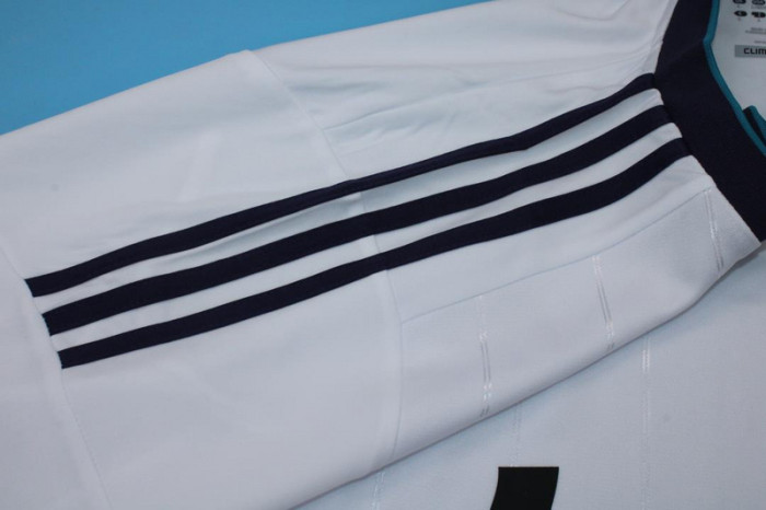 with LFP Patch Retro Jersey 2012-2013 Real Madrid Home Soccer Jersey Vintage Football Shirt