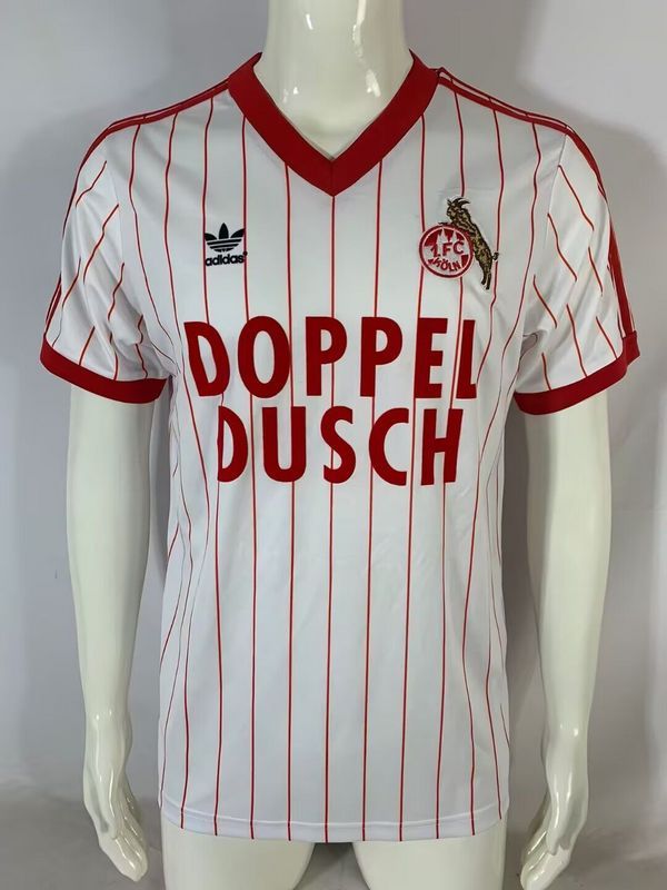 Retro Jersey 1982-1983 1. FC Köln Home Soccer Jersey Koln Fooball Shirt