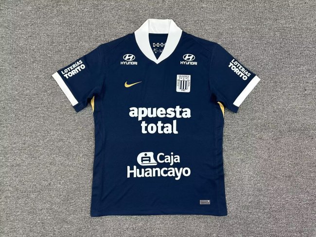 Fans Version 2025-2026 Club Alianza Lima Third Away Dark Blue Soccer Jersey