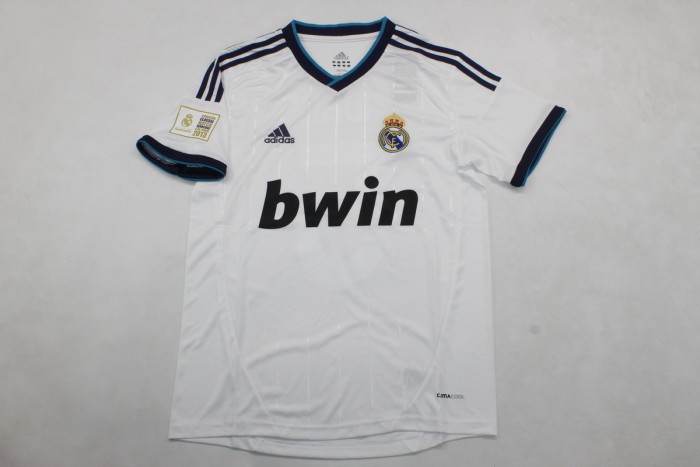 with Special Patch Retro Jersey 2012-2013 Real Madrid ZIDANE 5 Home Soccer Jersey Vintage Football Shirt