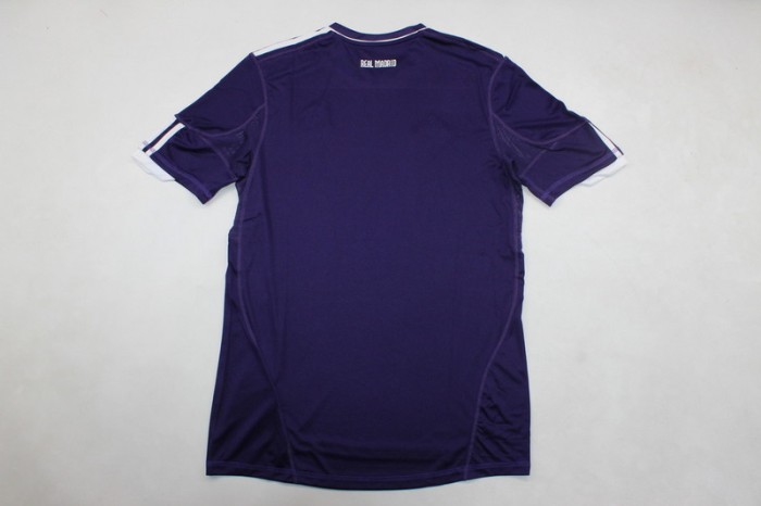 with UCL Patch Retro Jersey 2010-2011 Real Madrid Third Away Purple Soccer Jersey