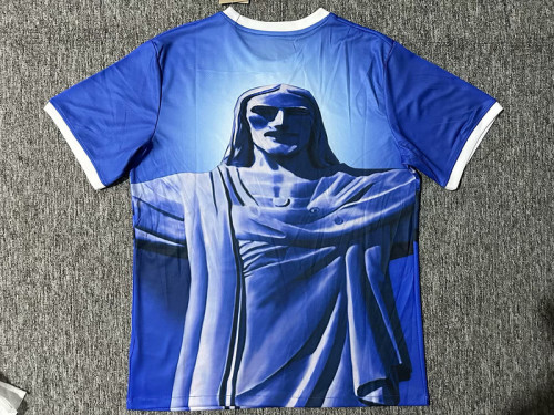 Fan Version 2025 Brazil Blue Special Edition Soccer Jersey Brasil Camisetas de Futbol