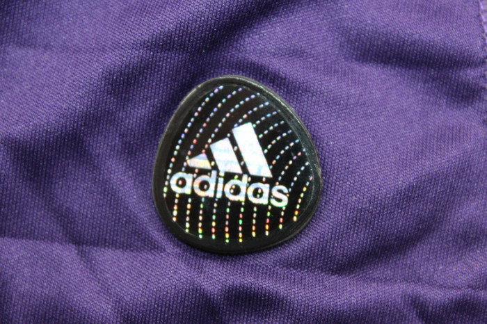 with UCL Patch Retro Jersey 2010-2011 Real Madrid Third Away Purple Soccer Jersey