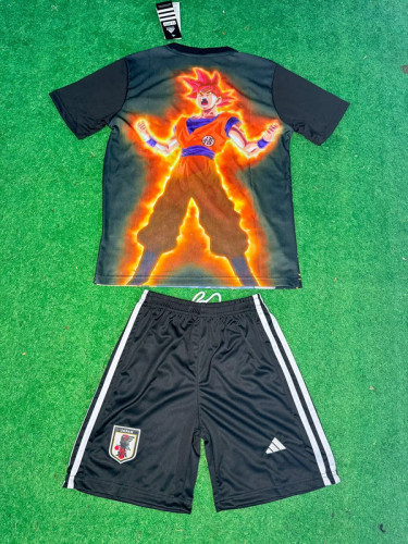 Youth Uniform Kids Kit 2025 Japan COMIC Soccer Jersey Shorts Child Football Set