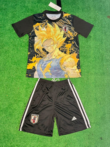 Youth Uniform Kids Kit 2025 Japan COMIC Soccer Jersey Shorts Child Football Set