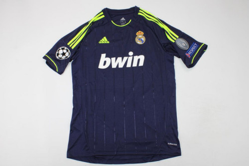 with UCL Patch Retro Jersey 2012-2013 Real Madrid Away Soccer Jersey