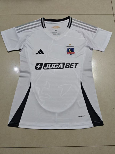 Women 2025-2026 Colo-colo Home Soccer Jersey Girl Football Shirt