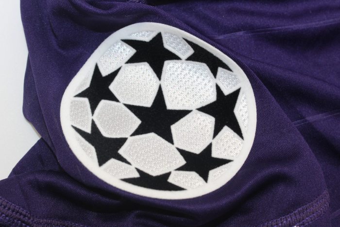 with UCL Patch Retro Jersey 2010-2011 Real Madrid Third Away Purple Soccer Jersey