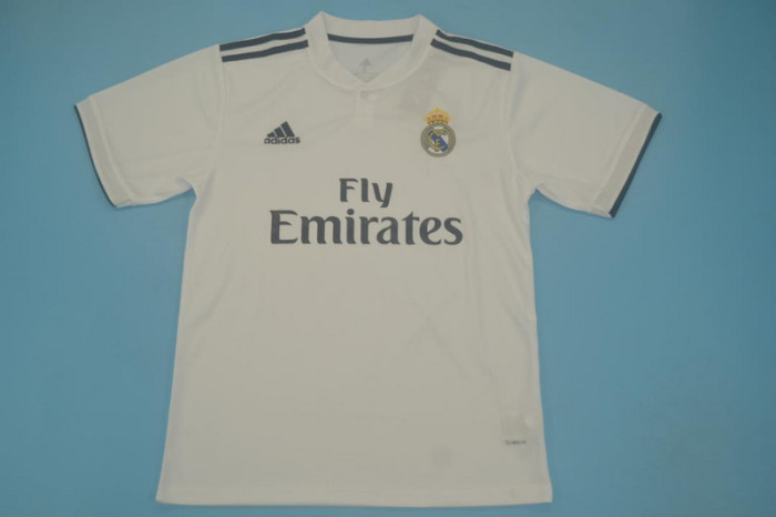 Retro Jersey 2018-2019 Real Madrid Home Soccer Jersey Vintage Football Shirt