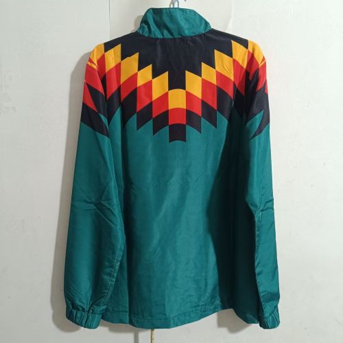 Retro Model 1994 Germany Green Soccer Windbreaker Jacket Football Jacket