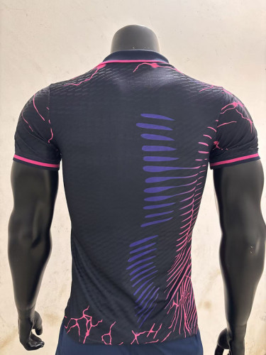 Player Version 2025-2026 Real Madrid Dark Purple Leopard Soccer Jersey Real Football Shirt