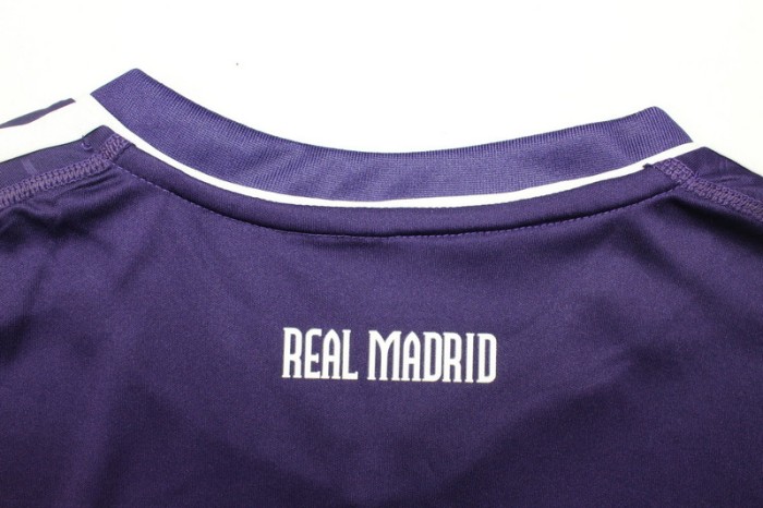 with UCL Patch Retro Jersey 2010-2011 Real Madrid Third Away Purple Soccer Jersey