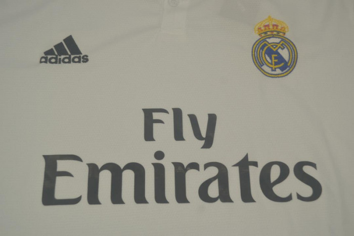 Retro Jersey 2018-2019 Real Madrid Home Soccer Jersey Vintage Football Shirt