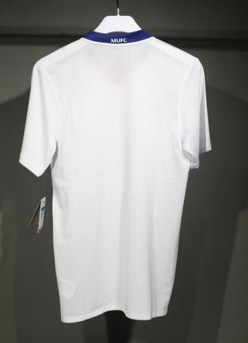 Player Version Retro Jersey 2008-2009 Manchester United Away White Soccer Jersey Vintage Football Shirt