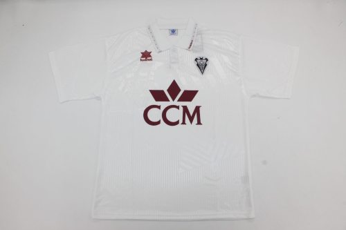 Retro Jersey 1995-1996 Albacete Balompié Home Soccer Jersey Vintage Football Shirt