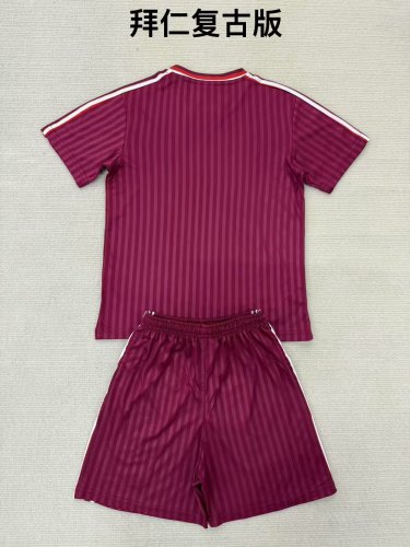Adult Uniform 2025-2026 Bayern Munich Retro Model Red Soccer Jersey Bayern Munchen Football Shirt