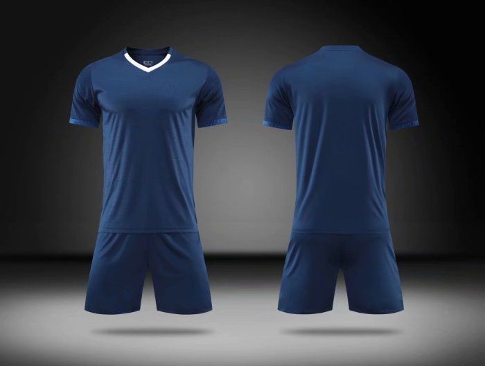 7005 DIY Soccer Training Uniforms Custom Jersey and Shorts