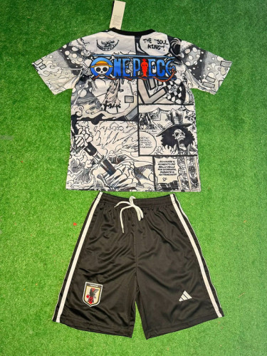Youth Uniform Kids Kit 2025 Japan COMIC Soccer Jersey Shorts Child Football Set
