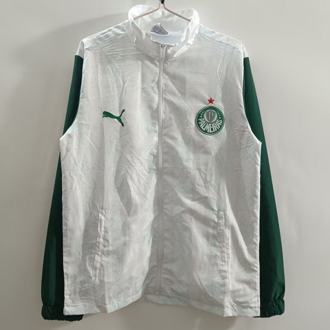 2025 Palmeiras White Soccer Windbreaker Jacket Football Jacket