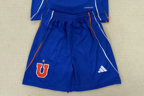 Fan Version 2025-2026 UNIVERSIDAD de CHILE Home Soccer Shorts Football Shorts