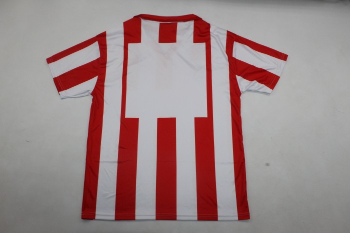 Retro Jersey 1989-1990 Atletico Madrid Home Soccer Jersey Vintage Football Shirt