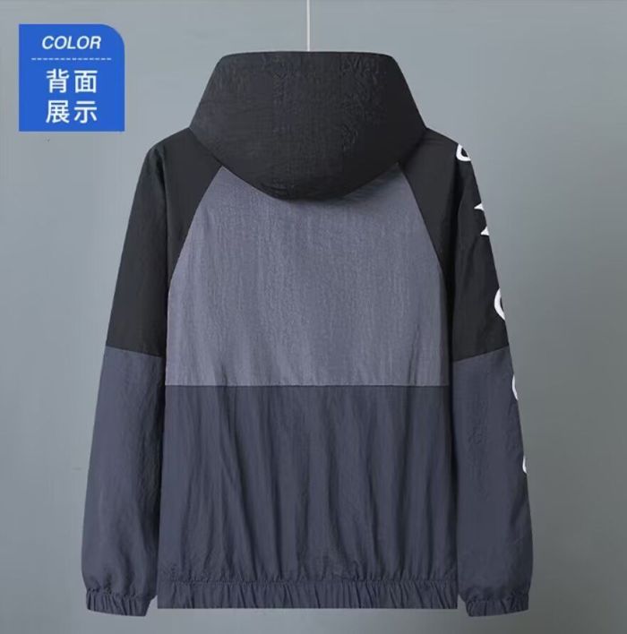 2025 NK Black/Grey Soccer Windbreaker Jacket Football Jacket