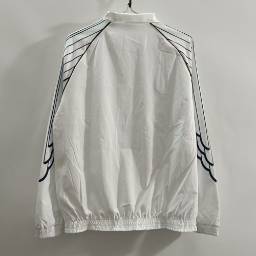 2025-2026 PSG White Soccer Windbreaker Jacket Paris Football Jacket