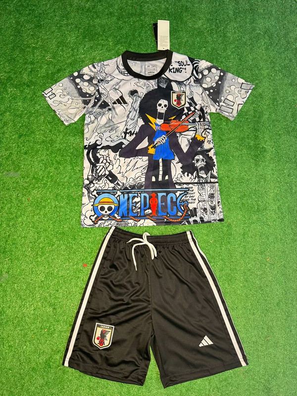Youth Uniform Kids Kit 2025 Japan COMIC Soccer Jersey Shorts Child Football Set