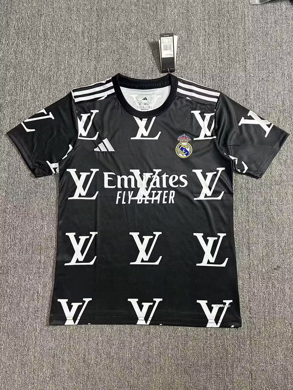 Fans Version 2025-2026 Real Madrid LV Edition Soccer Jersey Real Football Shirt