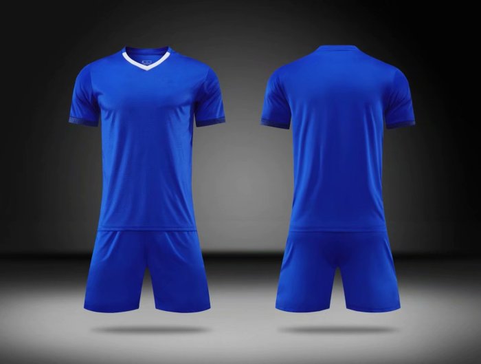 7005 DIY Soccer Training Uniforms Custom Jersey and Shorts