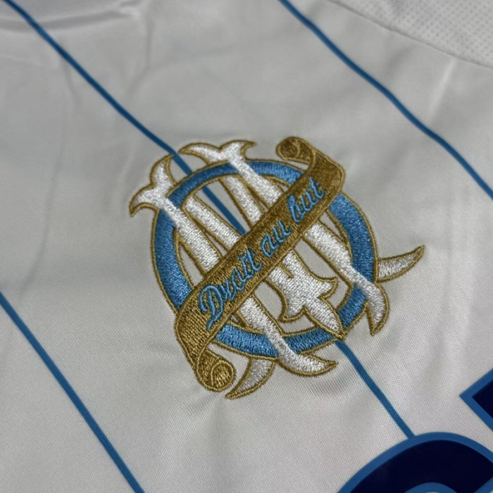 Retro Jersey 2009-2010 Marseille Home Soccer Jersey Vintage Football Shirt