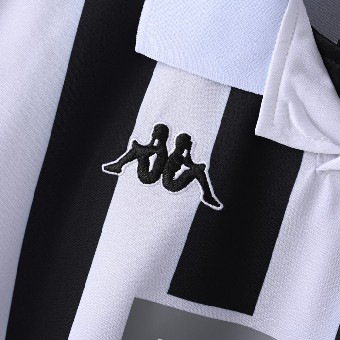 Retro Jersey 1999-2000 Juventus Home Black/White Soccer Jersey Vintage Football Shirt