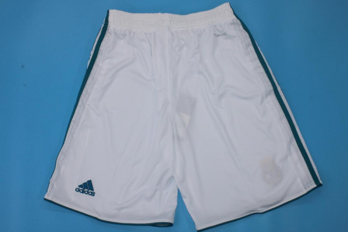 Retro Shorts 2017-2018 Real Madrid Home Soccer Shorts Football Shorts