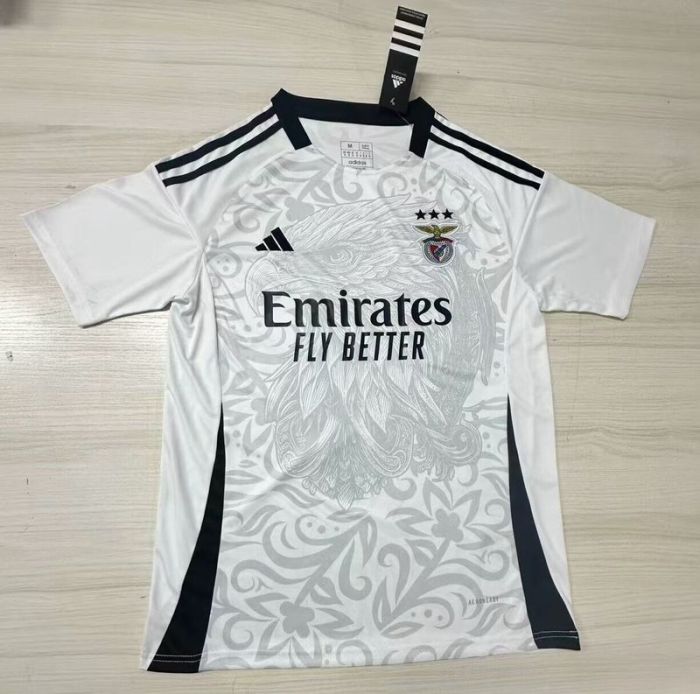 Fan Version 2025-2026 Benfica White Special Edition Soccer Jersey Football Shirt