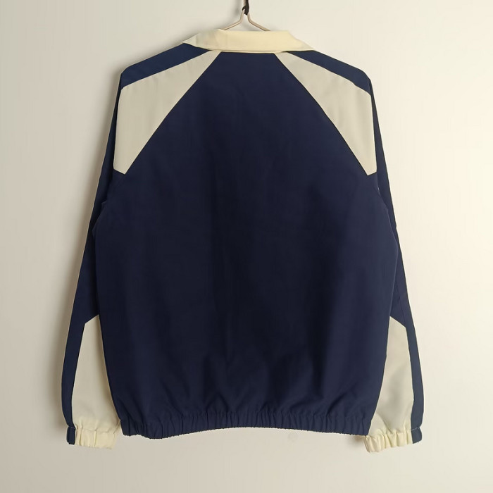 2025-2026 Barcelona Dark Blue/Yellow Soccer Windbreaker Jacket Football Jacket