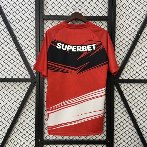 Fans Version 2025-2026 Sao Paulo Red Soccer Training Jersey Football Shirt