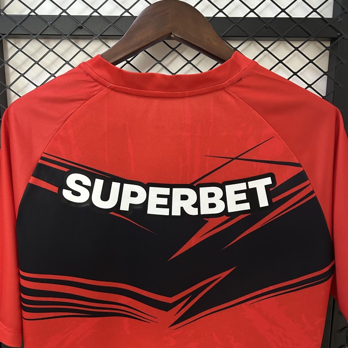 Fans Version 2025-2026 Sao Paulo Red Soccer Training Jersey Football Shirt