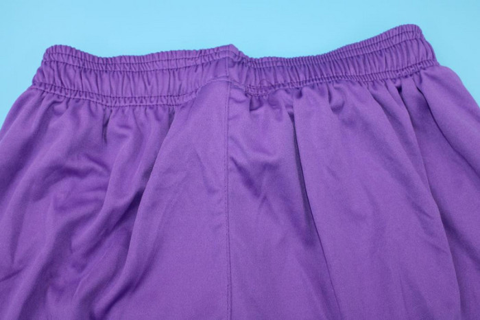 Retro Shorts 2016-2017 Real Madrid Away Purple Soccer Shorts Football Shorts