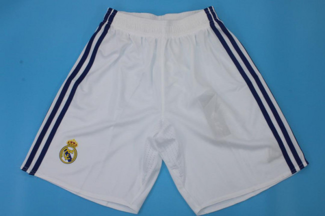 Retro Shorts 2012-2013 Real Madrid Home Soccer Shorts