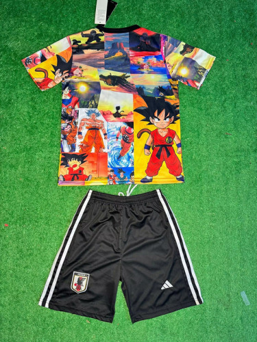 Youth Uniform Kids Kit 2025 Japan COMIC Soccer Jersey Shorts Child Football Set